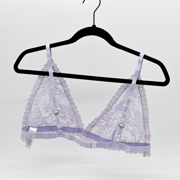 ASOS Pale Purple Lace Bra Bralette - Picture 2 of 2